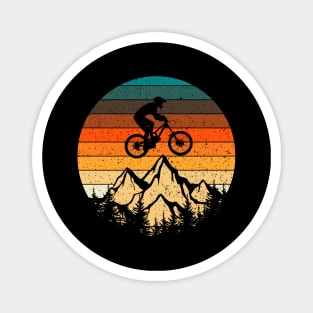 Mountainbike Downhill Retro Vintage Gift Magnet
